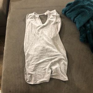 Grey spangled sleeveless shirt from rue 21